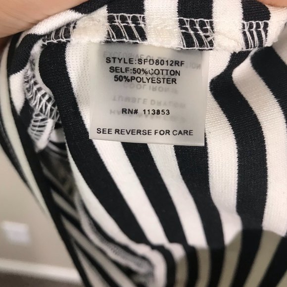 STITCH FIX Brixon Ivy Black & White Ponte Dress - Picture 8 of 9